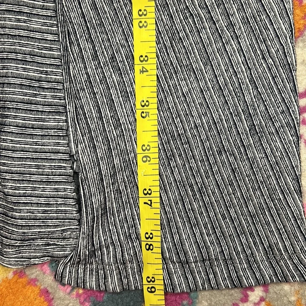 MM Lafleur The Tara Costal Jersey Tie Knot Wrap Stripe Dress Size Large